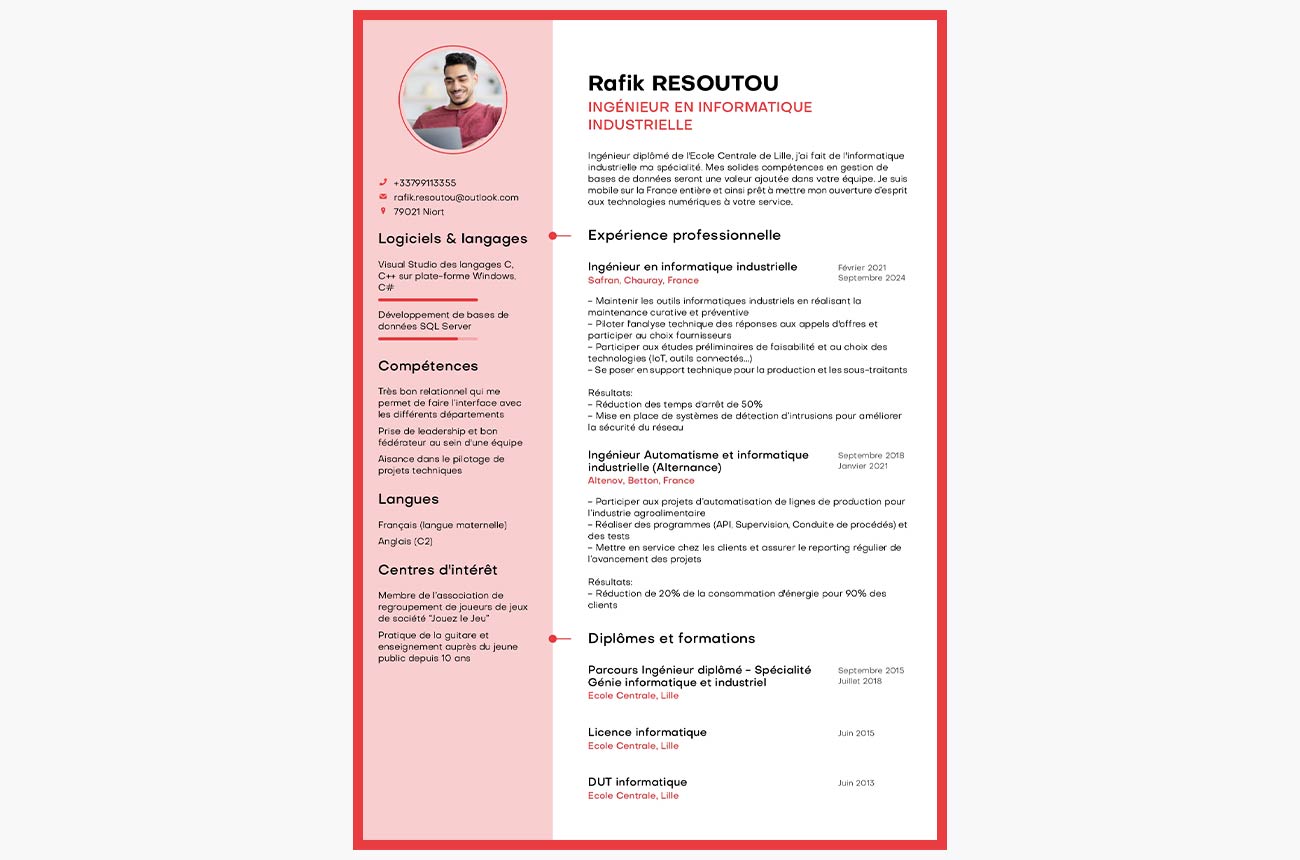 cv informatique